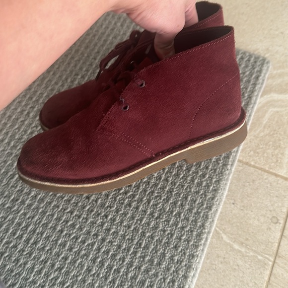 Clark’s desset boots suede unisex size 1.5 - Picture 5 of 9
